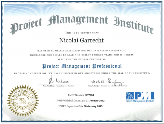 PMI Certificate